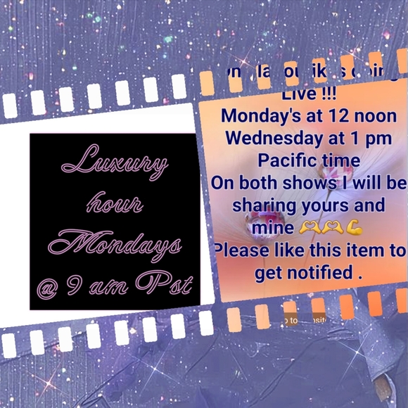 ⌛️ Hour of Luxury shopping Monday 11:30 am PST ⌛️ - Picture 1 of 3